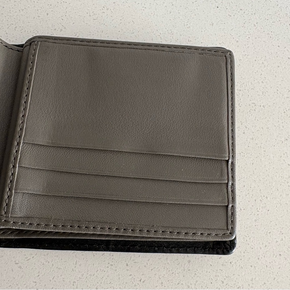 Coach men’s black leather wallet 2013 - Picture 8 of 11